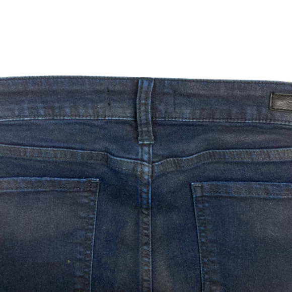 KUT from the Kloth Jeans Womens Sz 8 Skinny Leg Dark Wash Wax Coated Denim - Picture 2 of 9